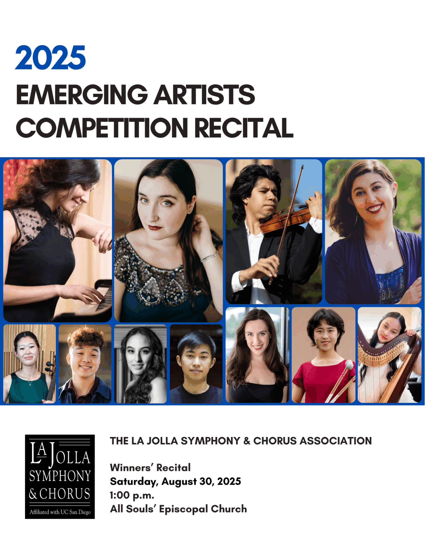 2025 Emerging Artists Competition Winners' Recital - La Jolla Symphony ...